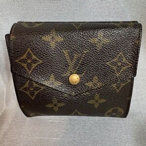 Louis Vuitton Monogram Canvas Bifold Wallet Coin Pouch